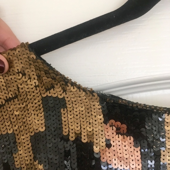 Vintage Sequin Silk Blouse Jean for Joseph Le Bon blouse top - Picture 6 of 8